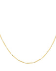 Gold "Zosia" Bar Chain Necklace - Peridot Fine Jewelry - Zahava