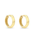 "Knife Edge" Hinged Huggie Hoop Earring - Peridot Fine Jewelry - Zoe Chicco