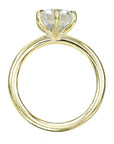 Live 18K 6-Prong 2.03ct Lab Grown Round Brilliant Cut Diamond Ring - Peridot Fine Jewelry - Mark Patterson