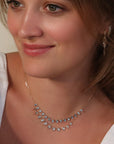 Multi-Drop Bezel-Set Aquamarine Necklace - Peridot Fine Jewelry - Celine Daoust