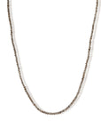 One of a Kind Faceted Cardamom Cognac Diamond Beaded Necklace - Peridot Fine Jewelry - Zahava