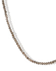 One of a Kind Faceted Cardamom Cognac Diamond Beaded Necklace - Peridot Fine Jewelry - Zahava