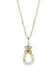10K Gold Swivel with Pave Diamonds