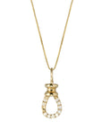 10K Gold Swivel with Pave Diamonds