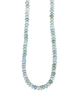 Smooth Larimar Beaded Necklace