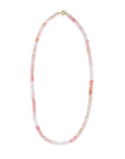 Pink Opal Beaded Necklace - Peridot Fine Jewelry - Zahava