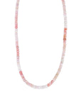 Pink Opal Beaded Necklace - Peridot Fine Jewelry - Zahava