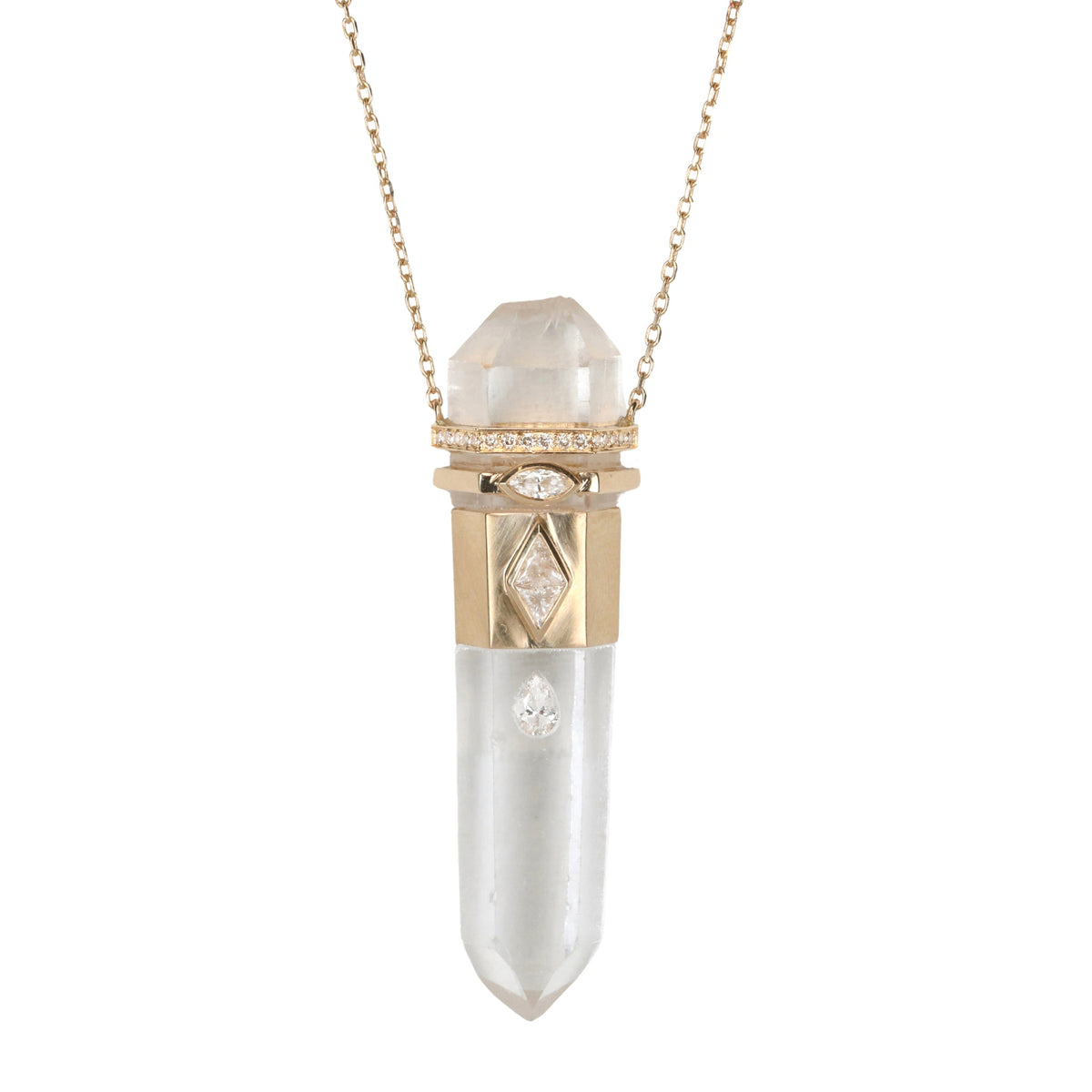 アクセサリー CELINE \"STONE NECKLACE\" CELINE Triomphe Silver-Tone Multi-Stone Necklace for Men