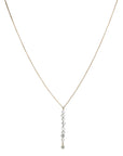 Rose - Cut Free - Set Diamond Lariat Necklace - Peridot Fine Jewelry - TAP by Todd Pownell