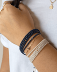 Sapphire Beaded Wrap Bracelet - Peridot Fine Jewelry - Anne Sportun