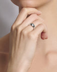 The "Ruth" Sterling Silver Domed Top Ring