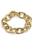 The "Dean" 14K Gold Heavy Link Chain Ring - Peridot Fine Jewelry - Sarah Macfadden