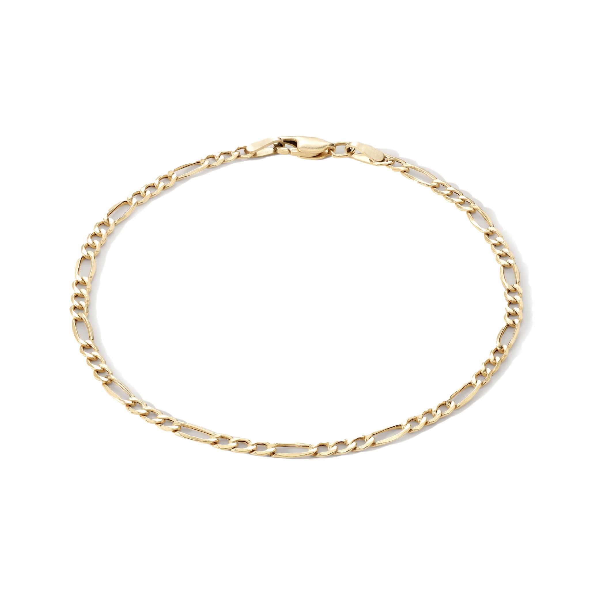 Zahava 10K "Figaro" Chain Bracelet