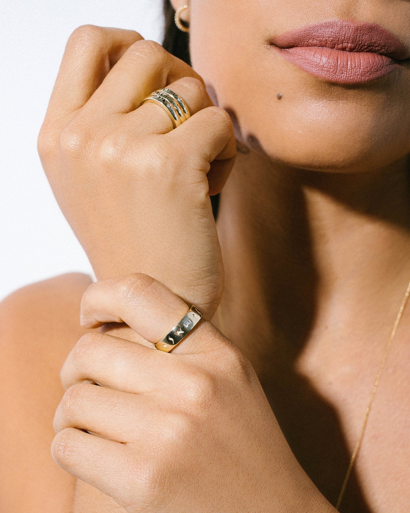 10K Gold "If Not Now" Band - Peridot Fine Jewelry - Zahava