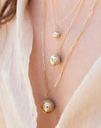 10K Gold Large Atlas Necklace - Peridot Fine Jewelry - Zahava