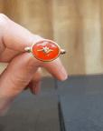 10K Gold Spinning Carnelian "Star" Ring - Peridot Fine Jewelry - Zahava