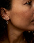 10K White Gold "Little Lila" Pave Diamond Studs - Peridot Fine Jewelry - Zahava