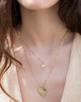 14K Gold Box Chain in 18" - Peridot Fine Jewelry - Zahava