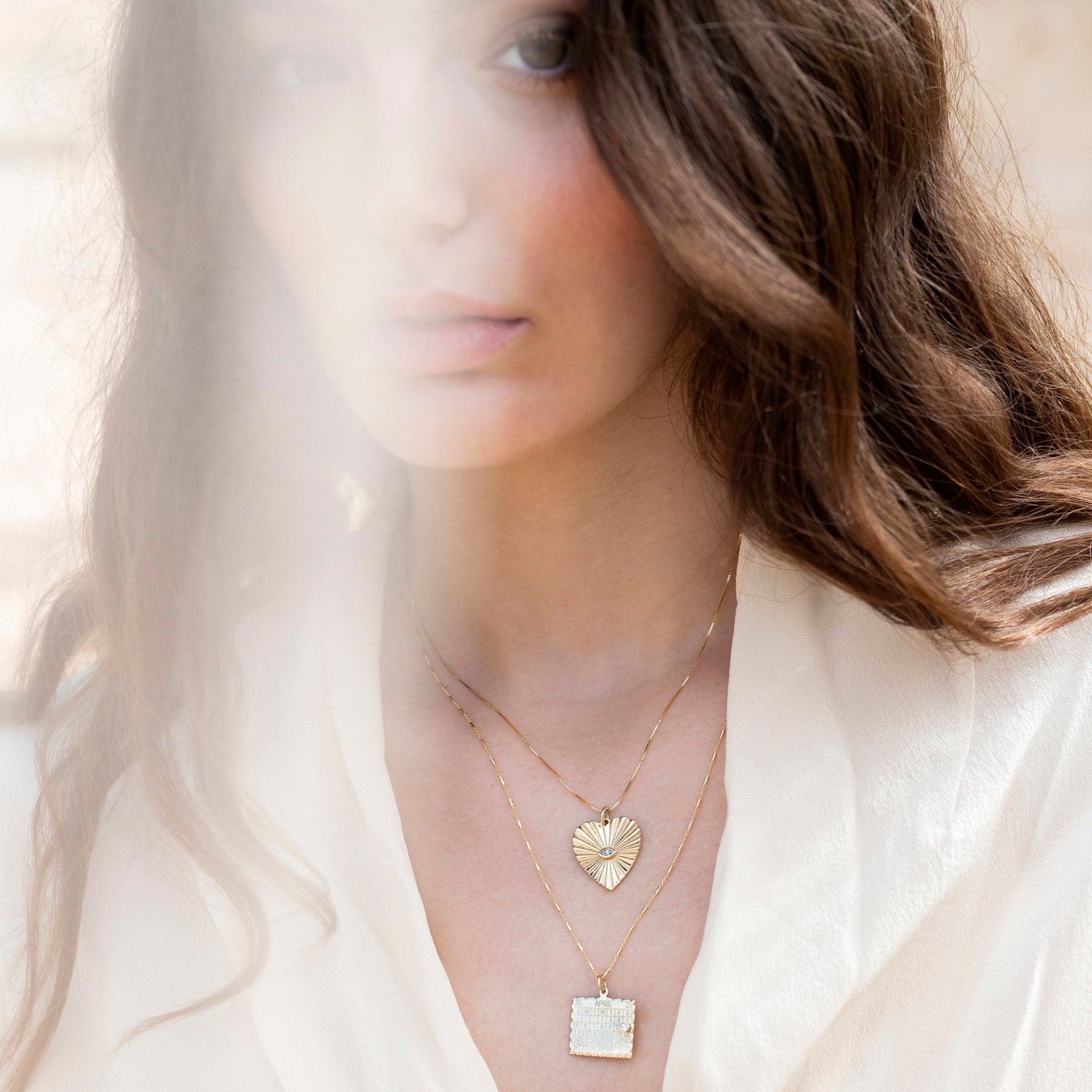 14K Gold Box Chain in 20" - Peridot Fine Jewelry - Zahava