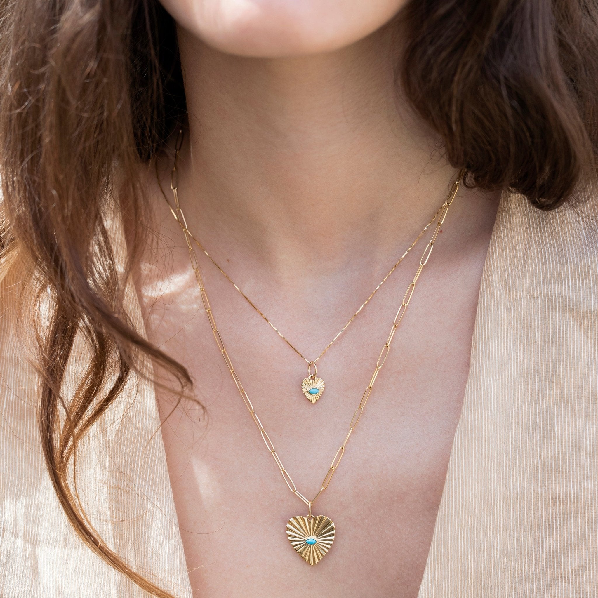 14K Gold Box Chain in 20" - Peridot Fine Jewelry - Zahava