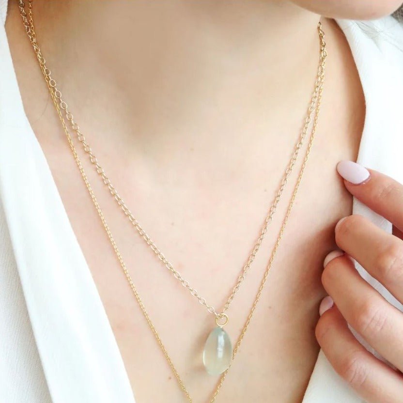 14K Gold Medium Link Chain - 20.5" Length - Peridot Fine Jewelry - Rosanne Pugliese