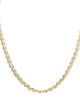 14K Gold "Puffed Mariner" Chain - Peridot Fine Jewelry - Zahava