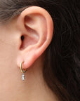 18 Karat Gold Small Hammered Hoop Earrings - Peridot Fine Jewelry - TAP by Todd Pownell