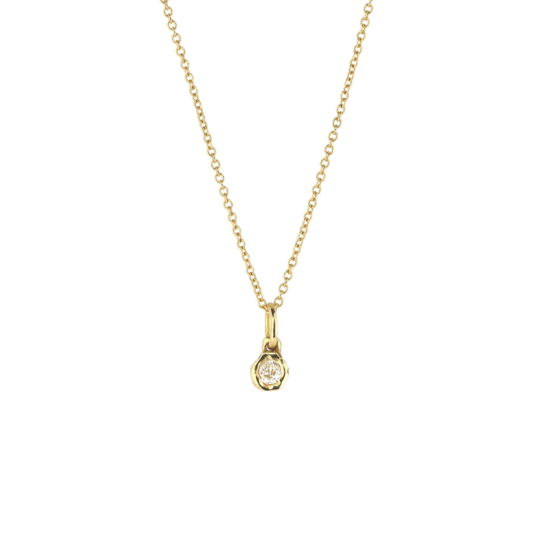 Johanna Brierley 18K Gold and Diamond Melt Charm