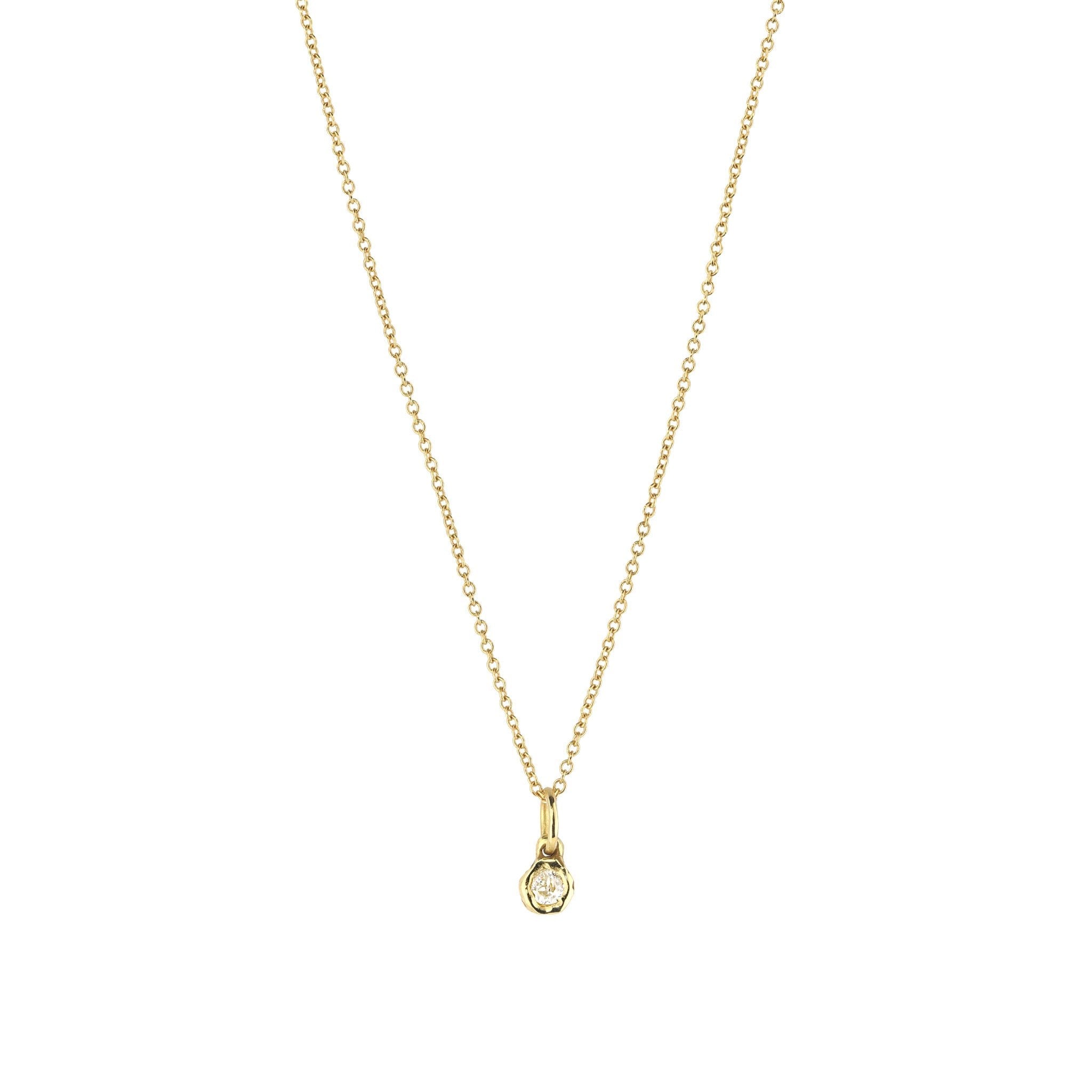 Johanna Brierley 18K Gold and Diamond Melt Charm