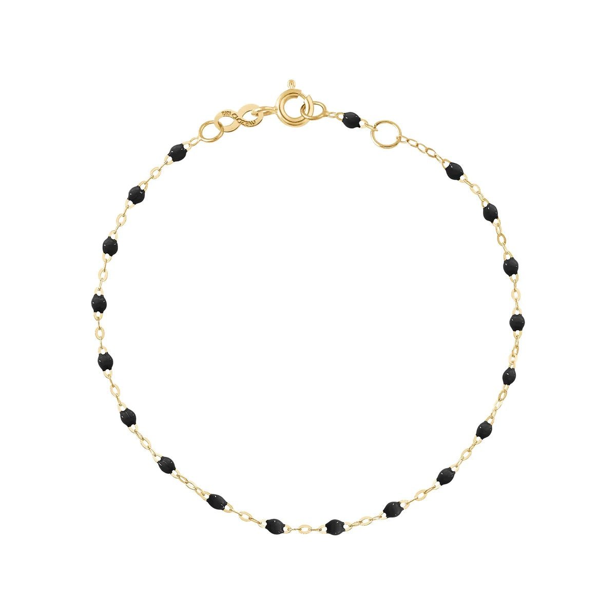 Gigi Clozeau 18K Gold & Black Resin "Classic" Bracelet