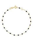 Gigi Clozeau 18K Gold & Black Resin "Classic" Bracelet