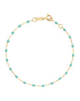 Gigi Clozeau 18K Gold & Lagoon Resin "Classic" Bracelet