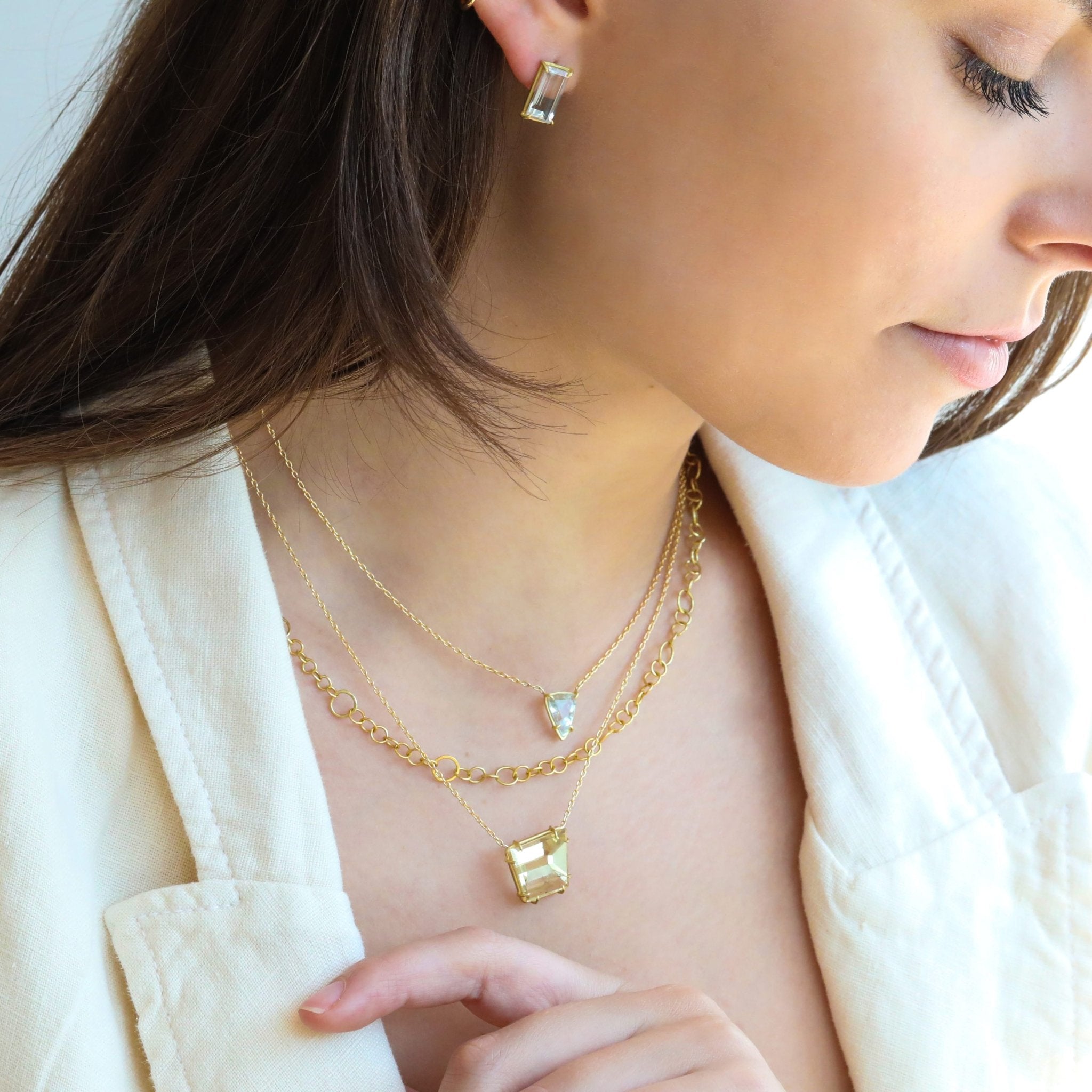 Rosanne Pugliese 18K Gold Mini Circle Chain
