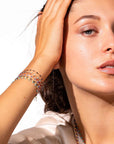 Gigi Clozeau 18K Gold & Ruby Resin Beaded "Classic" Bracelet