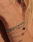 Gigi Clozeau 18K Gold & Turquoise Green Resin "Classic" Bracelet