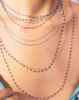 Gigi Clozeau 18K Gold White Resin Beaded "Classic" Necklace