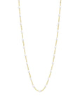 Gigi Clozeau 18K Gold White Resin Beaded "Classic" Necklace