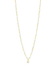 Gigi Clozeau 18K Gold & White Resin "Classic Supreme" Diamond Necklace