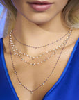 Gigi Clozeau 18K Gold & White Resin "Classic Supreme" Diamond Necklace