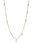 ~1ct Free-Set Marquis, Round, and Pear Shaped Diamond Necklace - Peridot Fine Jewelry - TAP by Todd Pownell