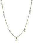 ~1ct Free-Set Marquis, Round, and Pear Shaped Diamond Necklace - Peridot Fine Jewelry - TAP by Todd Pownell