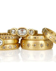 Caroline Ellen Gold and Grey Diamond Ring