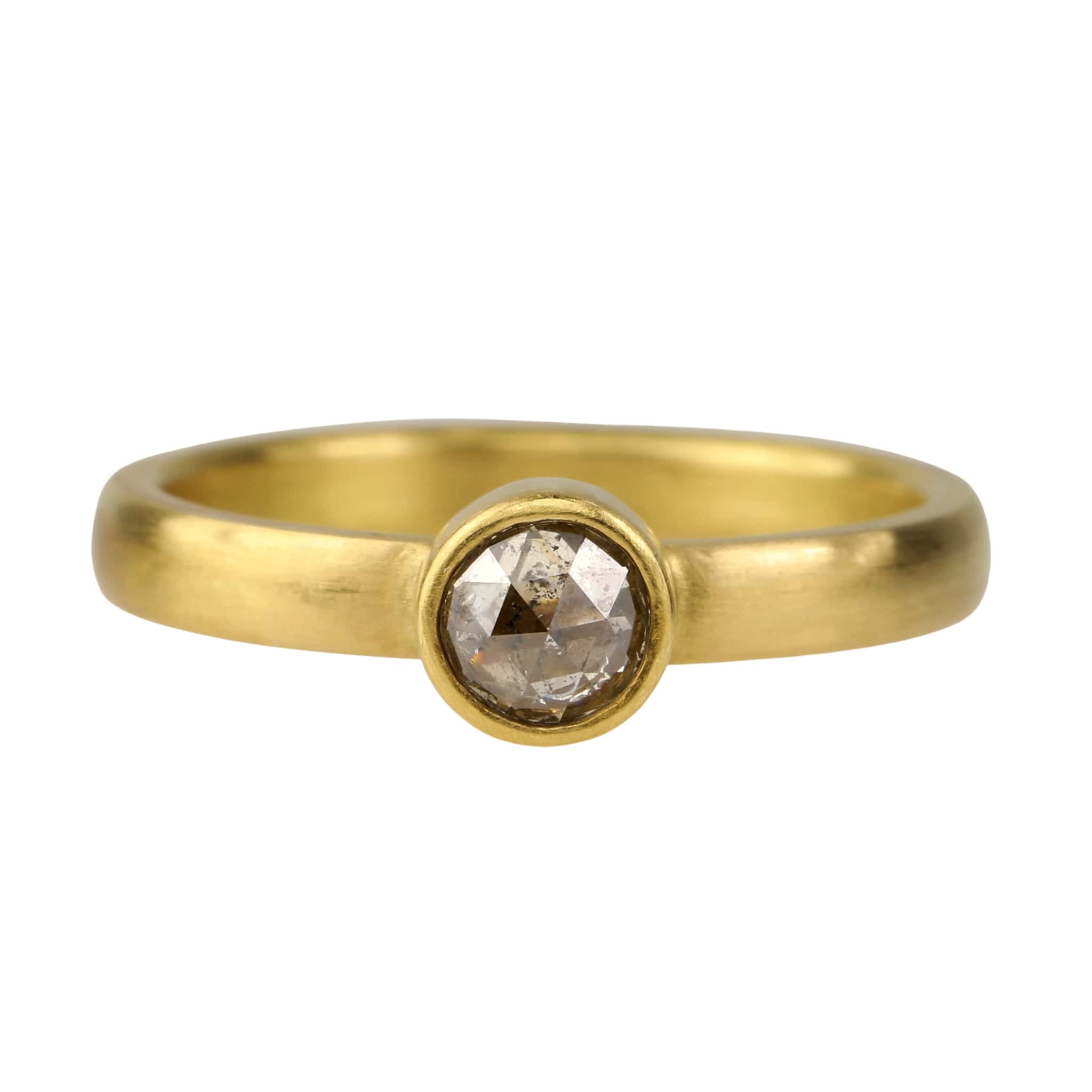 Caroline Ellen Gold and Grey Diamond Ring