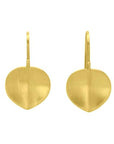 Caroline Ellen Gold "Larger Leaf" Earrings