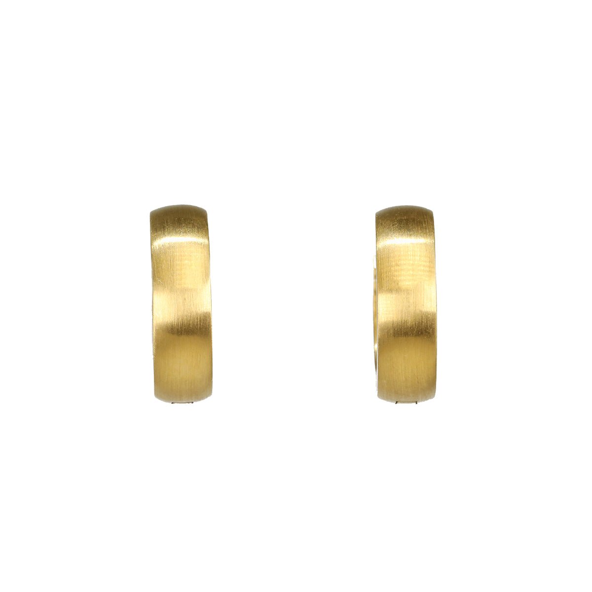 Caroline Ellen 20K Gold Narrow "Huggie" Hoops
