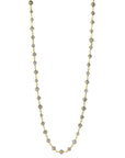 Caroline Ellen 18K Gold Wire-Wrapped Grey Diamond Necklace