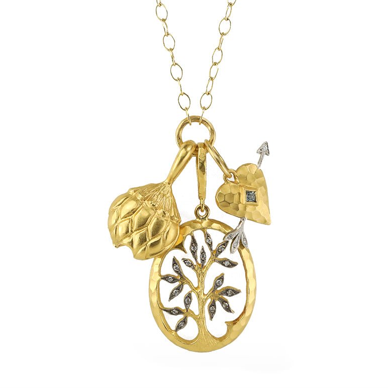 22K Gold "Charmed I'm Sure" Necklace