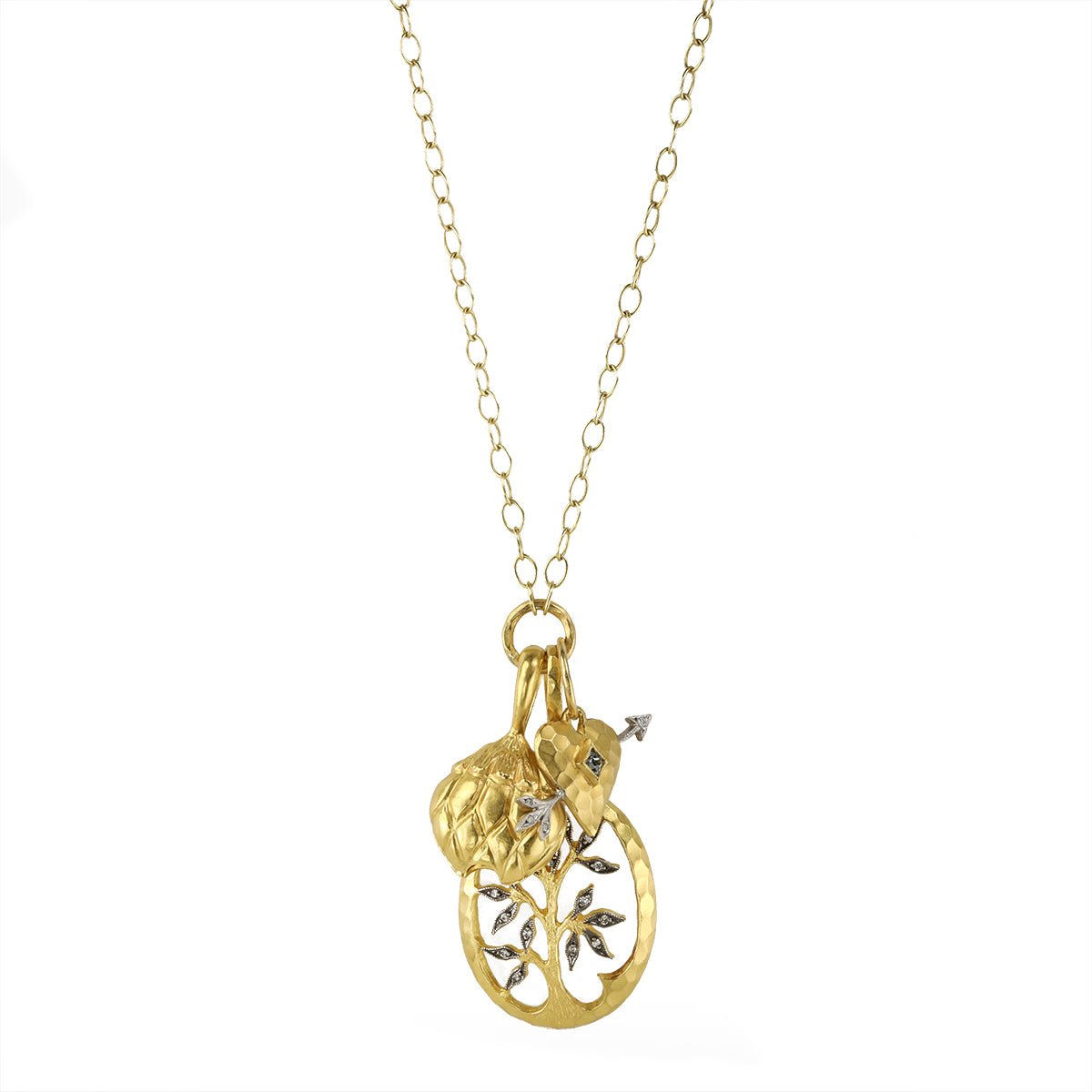 22K Gold "Charmed I'm Sure" Necklace