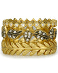 Cathy Waterman 22K Gold "Laurel Leaf" Ring