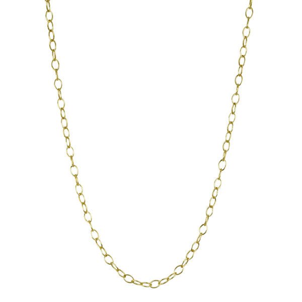 22K Gold "Tiny Lacy" Chain with Toggle Clasp - 24"